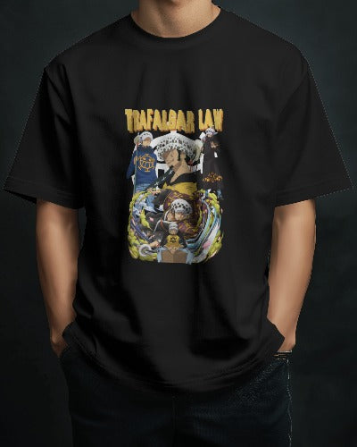 Trafalgar Law Oversized Tee - Embrace the Surgeon of Death