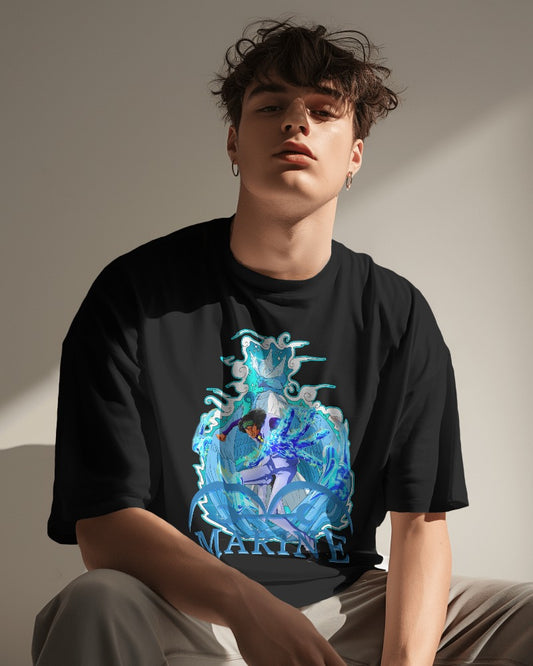 Aokiji Oversized Tee - Freeze with Absolute Cool