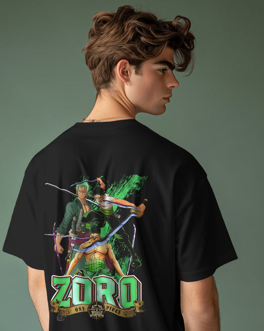 Zoro's Signature Oversized Tee - Unleash Your Inner Swordsman